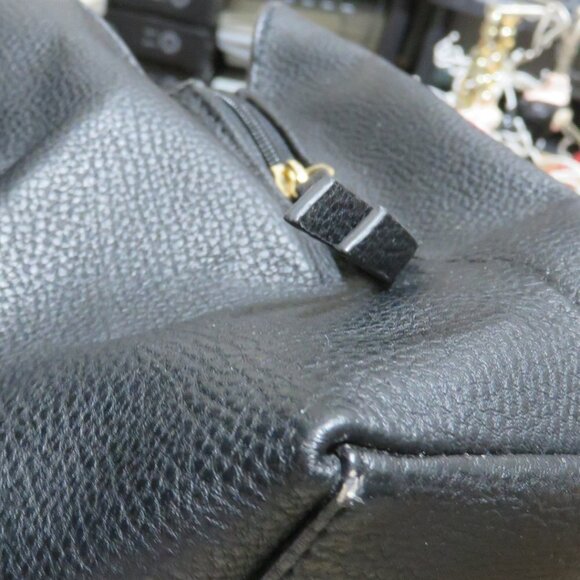 BOGO Tommy Hilfiger TH Logo Pebbled Leather Satchel built in wallet - Picture 10 of 16